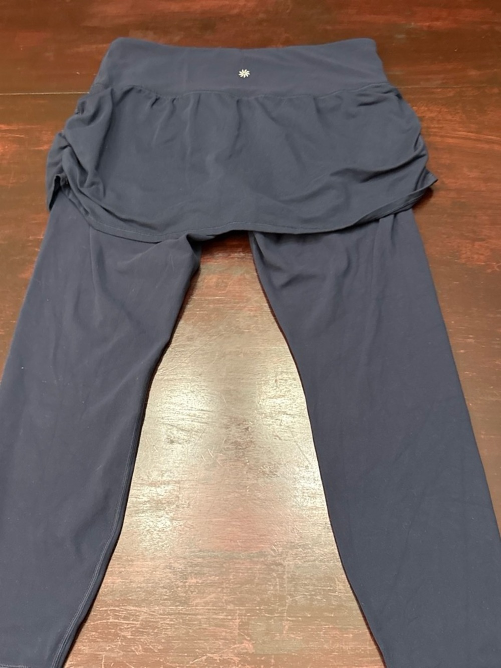 Athleta Navy Active Skirted Leggings - Picture 3 of 3